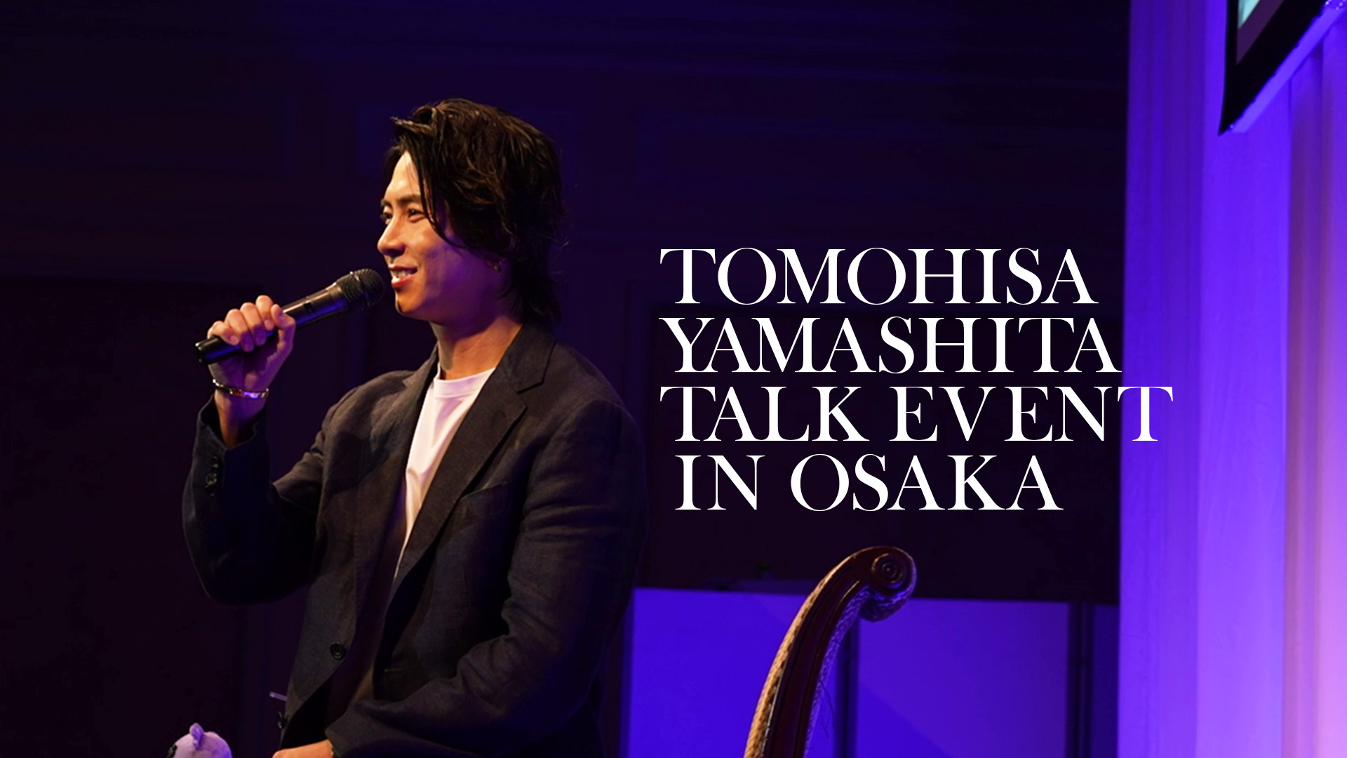 TOMOHISA YAMASHITA TALK EVENT IN OSAKA