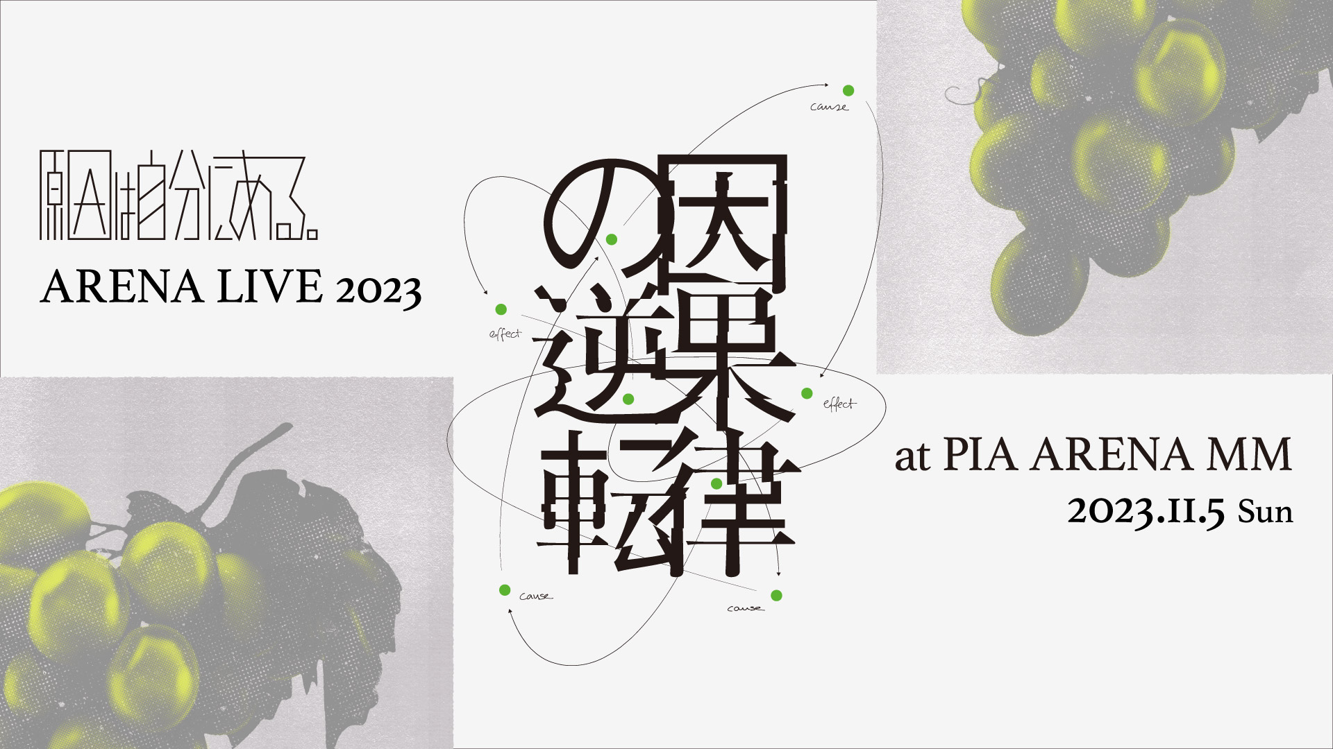 原因は自分にある。ARENA LIVE 2023 因果律の逆転