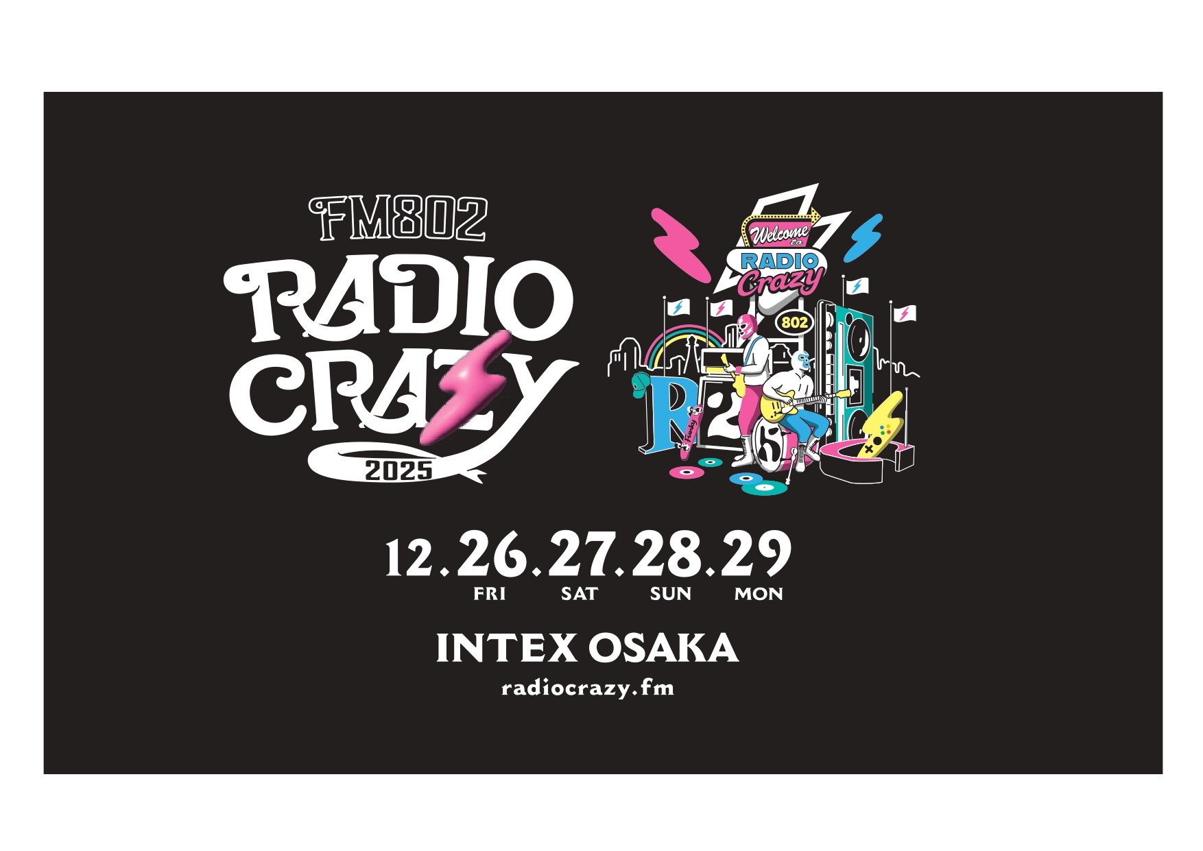 インテックス大阪 <span class="live-title"> FM802 ROCK FESTIVAL RADIO CRAZY 2025 </span>