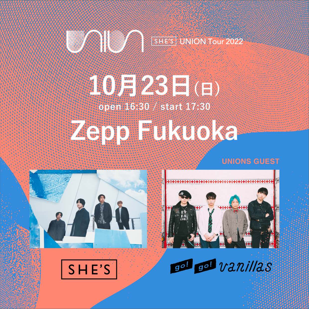 Zepp Fukuoka <span class="live-title">SHEʼS UNION Tour 2022</span> 