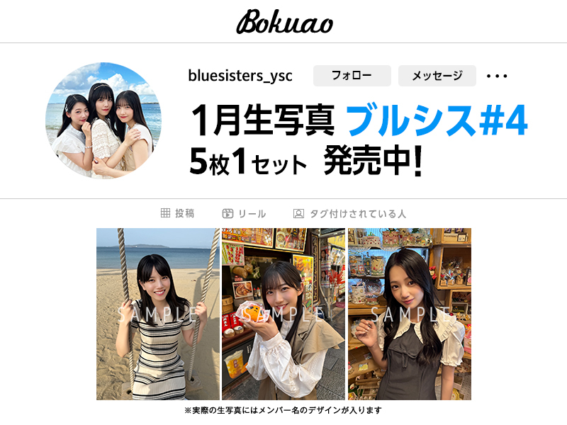 1月ランダム生写真【ブルシス#4】