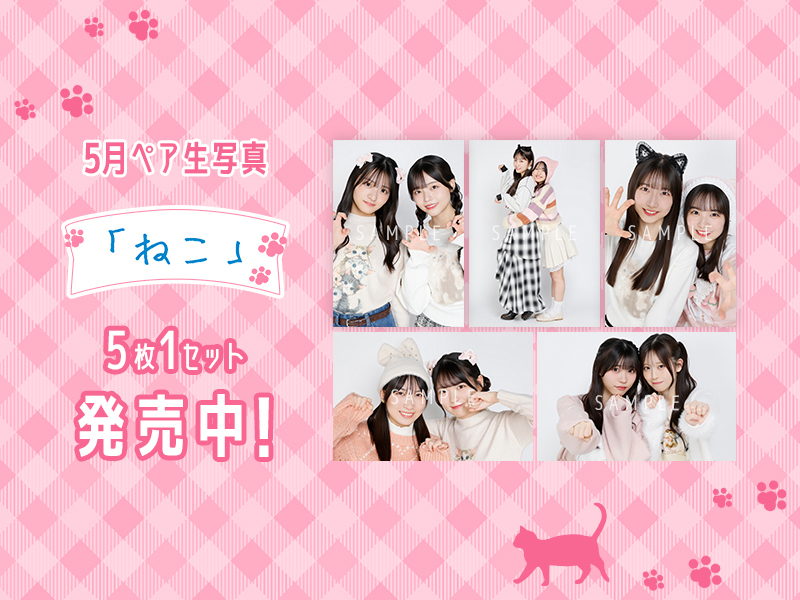 5月ペア生写真【ねこ】
