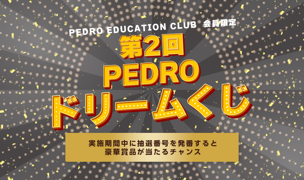[web]第2回PEDRO ドリームくじ