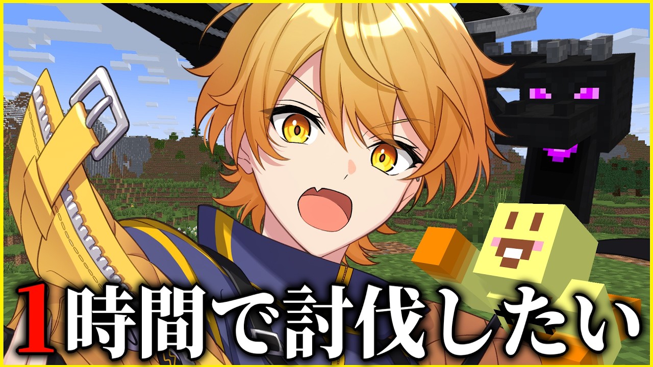 【エンドラRTA】エンドラを1時間以内に倒さないとドラゴンスレイヤー8【STPR/AMPTAK】【マイクラ】