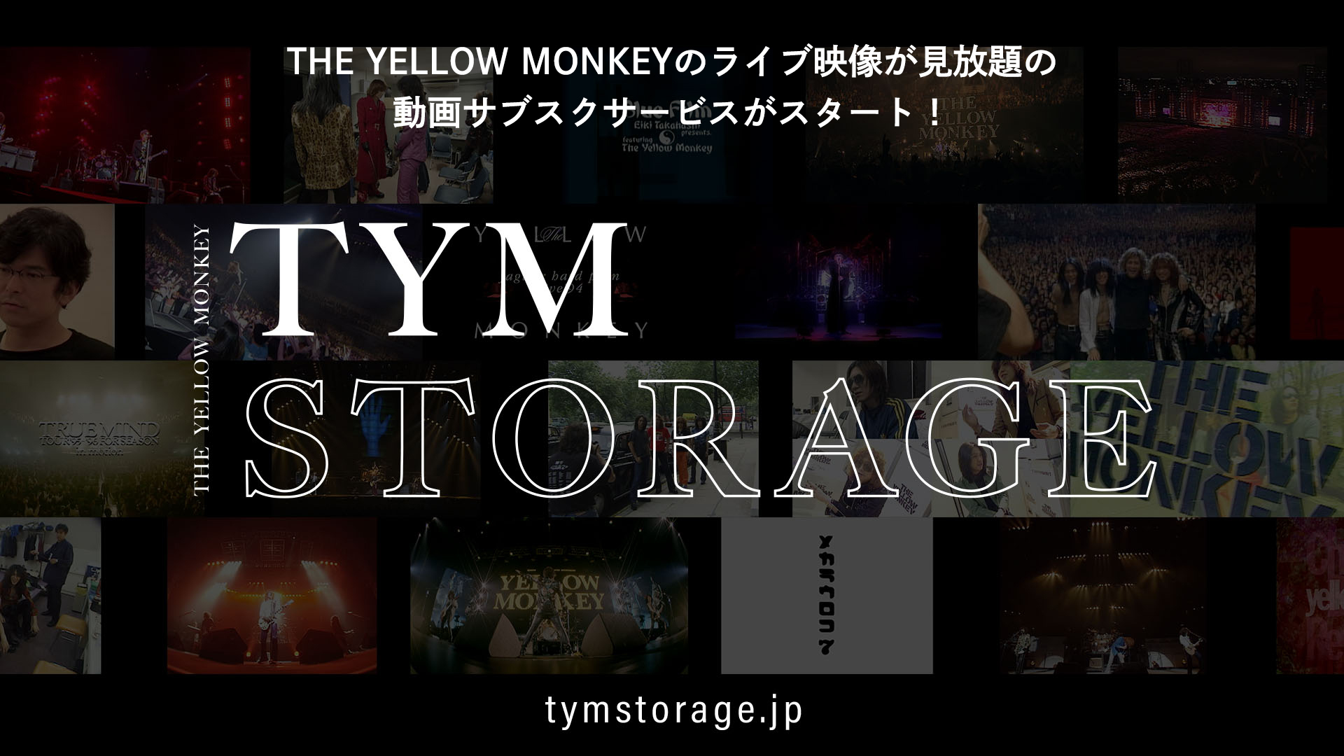 ライブ映像が見放題の動画サブスクサービス「TYM STORAGE」がスタート！