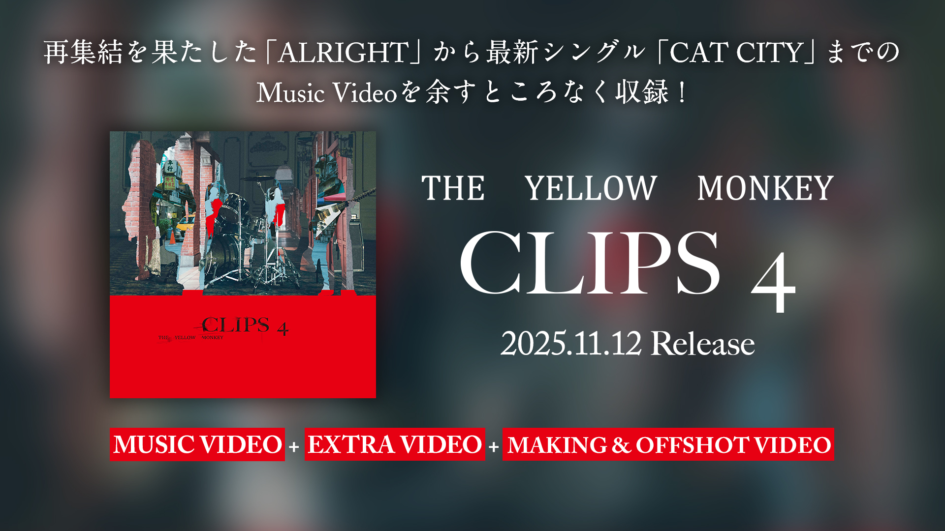 ミュージッククリップ集「CLIPS 4」発売！