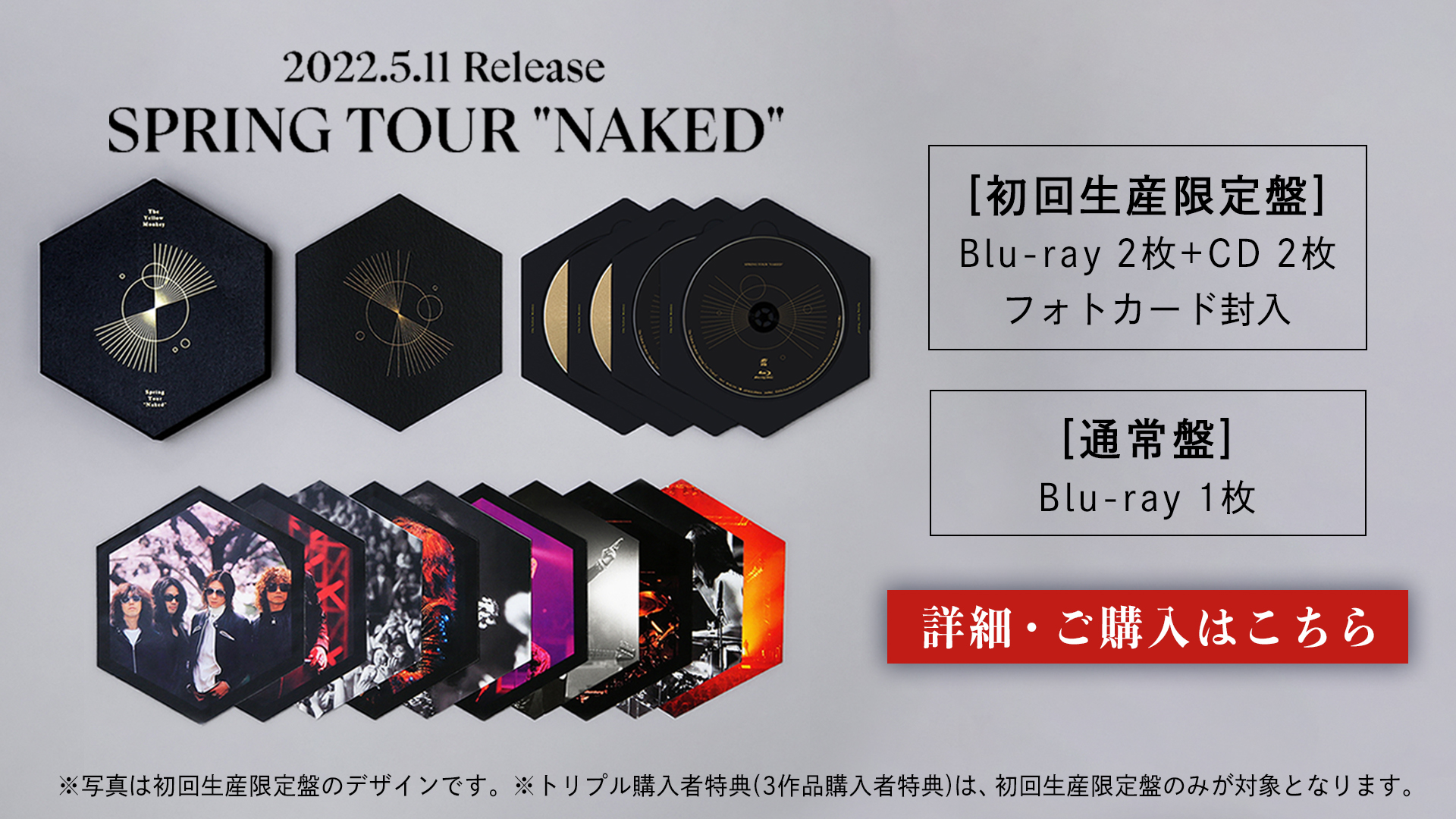 デビュー30周年記念作品第二弾 「SPRING TOUR “NAKED”」5/11リリース！