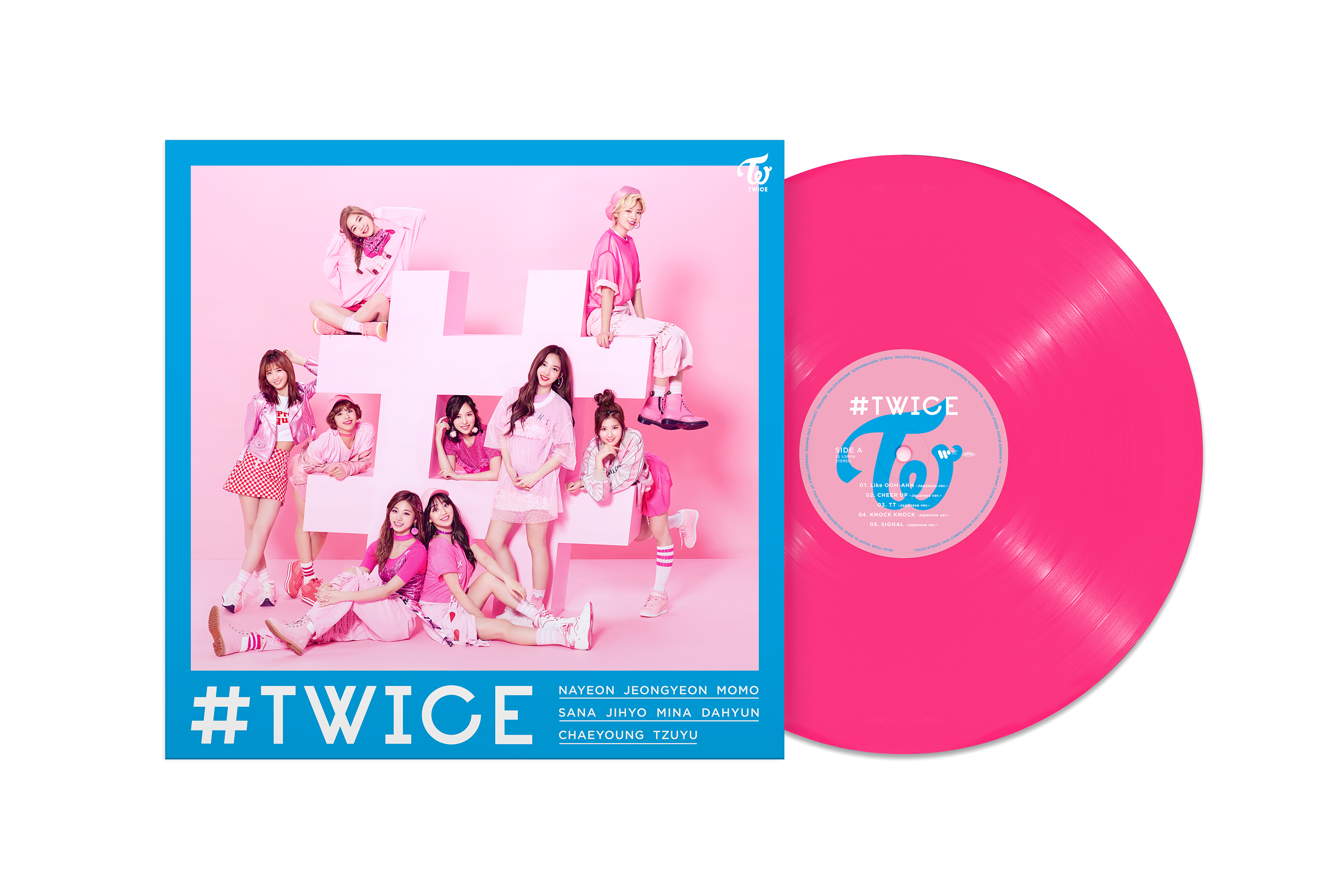 TWICE JAPAN DEBUT BEST ALBUM『#TWICE』数量限定生産アナログ盤【アナログレコード】