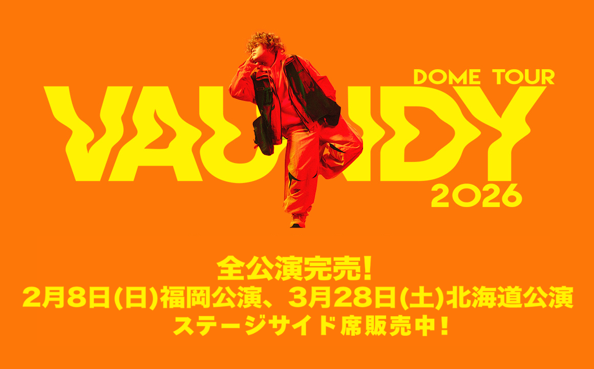 web_Vaundy DOME TOUR 2026